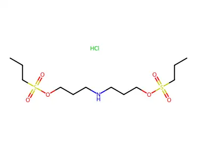 1-Propanol, 3,3'-iminodi-, dipropanesulfonate (ester), hydrochloride structure