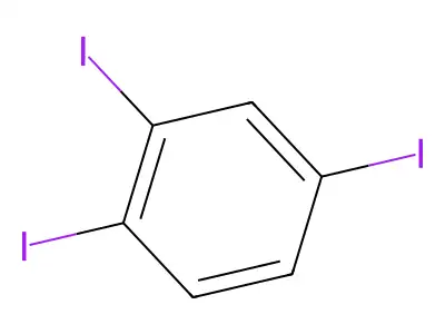 1,2,4-Triiodobenzene structure