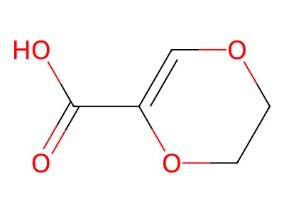 5,6-Dihydro-[1,4]dioxine-2-carboxylic acid structure