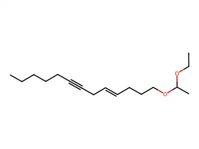 1-(1-Ethoxyethoxy)tridec-4-en-7-yne structure