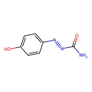 4-Hydroxyphenyl-l-azoformamide structure