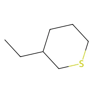 3-Ethylthiane structure
