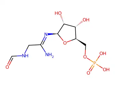 2-(Formamido)-N1-(5'-phosphoribosyl)acetamidine structure