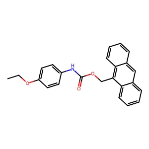 (Anthracen-9-yl)methyl (4-ethoxyphenyl)carbamate structure