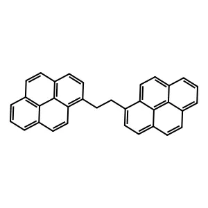 Pyrene, 1,1'-(1,2-ethanediyl)bis- structure