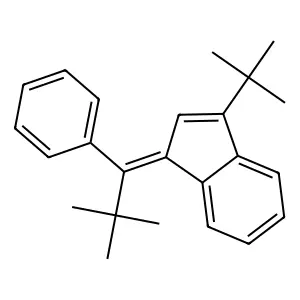 1H-Indene, 3-(1,1-dimethylethyl)-1-(2,2-dimethyl-1-phenylpropylidene)- structure