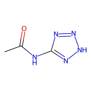N-2H-四唑-5-基乙酰胺 structure
