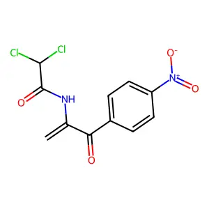 Acetamide, 2,2-dichloro-N-(1-(4-nitrobenzoyl)ethenyl)- structure