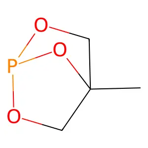 4-Methyl-2,6,7-trioxa-1-phosphabicyclo(2.2.1)heptane structure