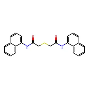 2,2-硫代双[N-1-萘基乙酰胺] structure