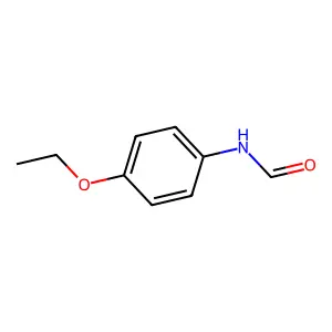 p-Formophenetidide structure