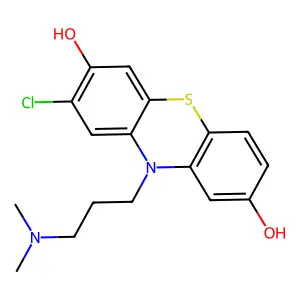 8-Chloro-10-(3-(dimethylamino)propyl)-10H-phenothiazine-2,7-diol structure