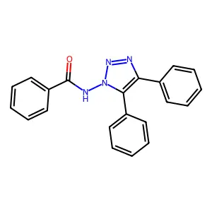 N-(4,5-diphenyltriazol-1-yl)benzamide structure