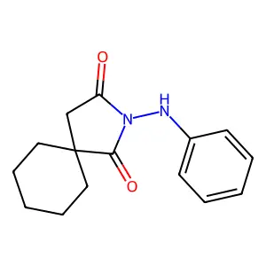2-Anilino-2-azaspiro[4.5]decane-1,3-dione structure