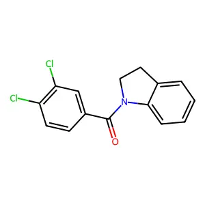 (3,4-Dichlorophenyl)(indolin-1-yl)methanone structure