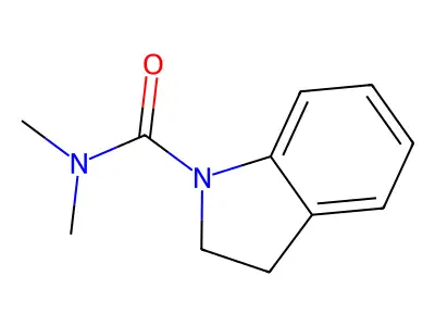 1H-Indole-1-carboxamide, 2,3-dihydro-N,N-dimethyl- structure