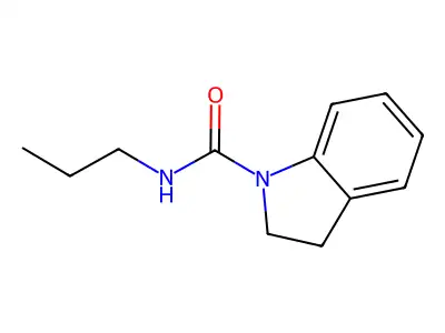 1H-Indole-1-carboxamide, 2,3-dihydro-N-propyl- structure