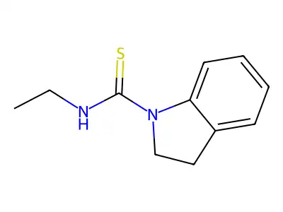 1H-Indole-1-carbothioamide, N-ethyl-2,3-dihydro- structure