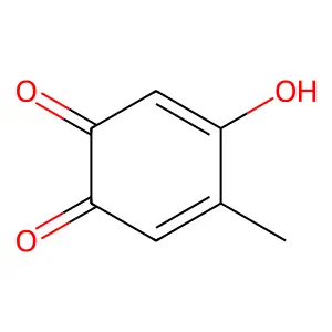 2-Hydroxy-5-methylquinone structure