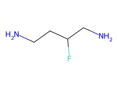 2-Fluoroputrescine structure