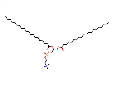 1,2-dieicosanoyl-sn-glycero-3-phosphocholine structure