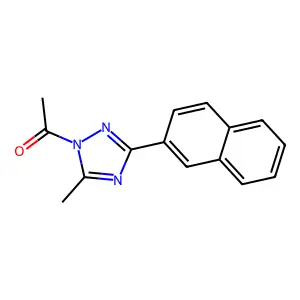 1-(5-Methyl-3-(naphthalen-2-yl)-1H-1,2,4-triazol-1-yl)ethan-1-one structure