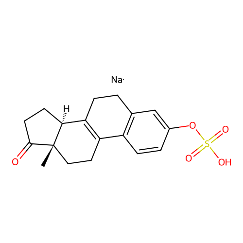 delta8,9-Dehydro Estrone 3-Sulfate Sodium Salt structure