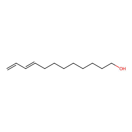 Dodeca-9,11-dien-1-ol structure