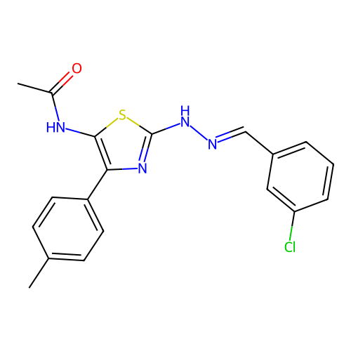C19H17ClN4OS structure
