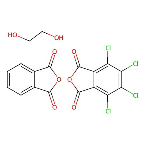 (C8-H4-O3.C8-Cl4-O3.C2-H6-O2)x- structure
