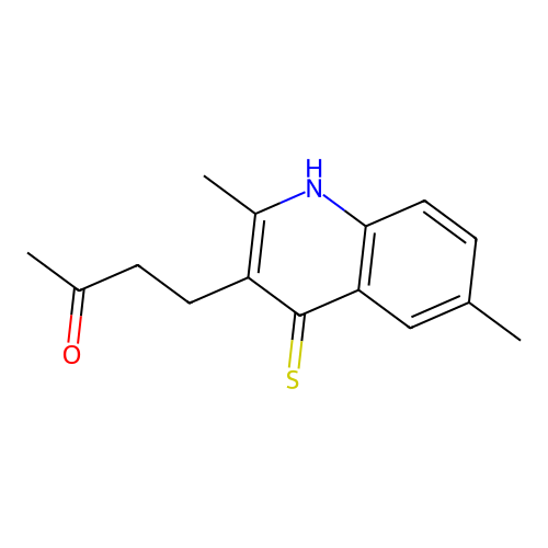 4-(2,6-Dimethyl-4-sulfanyl-3-quinolyl)butan-2-one structure