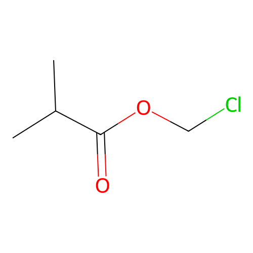 Chloromethyl 2-methylpropanoate structure