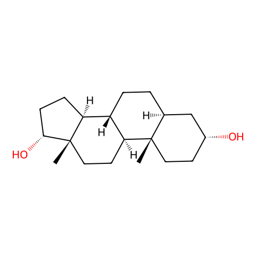 5alpha-Androstane-3alpha,17alpha-diol structure
