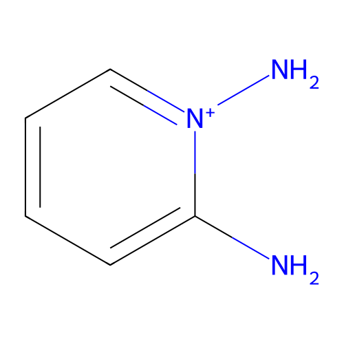 Pyridin-1-ium-1,2-diamine structure