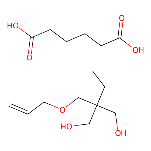 Hexanedioic acid--2-ethyl-2-{[(prop-2-en-1-yl)oxy]methyl}propane-1,3-diol (1/1) structure