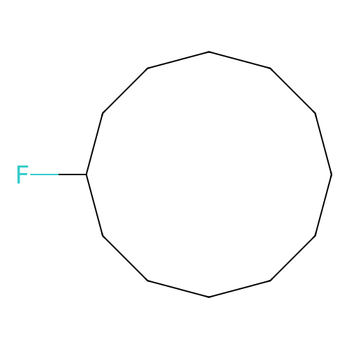 Cyclododecane, fluoro- structure