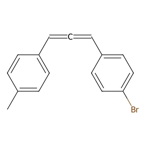 Benzene, 1-bromo-4-[3-(4-methylphenyl)-1,2-propadienyl]- structure