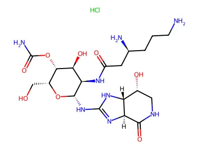 Racemomycin A, hydrochloride structure