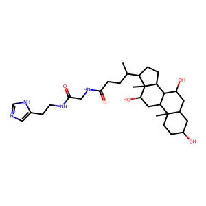 Cholylglycylhistamine structure