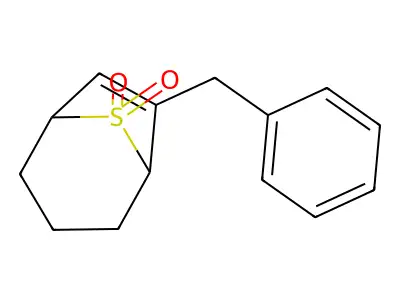 6-Benzyl-8-thiabicyclo[3.2.1]oct-6-ene 8,8-dioxide structure