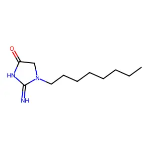 2-Amino-1-octyl-1,5-dihydro-4H-imidazol-4-one structure