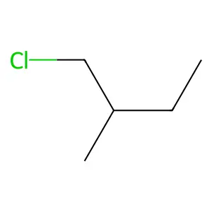 1-Chloro-2-methylbutane structure