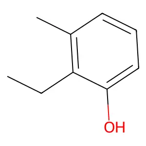 2-Ethyl-m-cresol structure