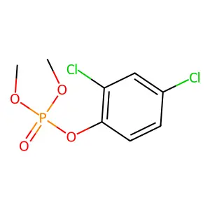 2,4-二氯苯基二甲基磷酸酯 structure