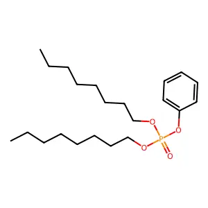 二辛基苯基磷酸酯 structure