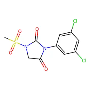 2,4-Imidazolidinedione, 3-(3,5-dichlorophenyl)-1-(methylsulfonyl)- structure