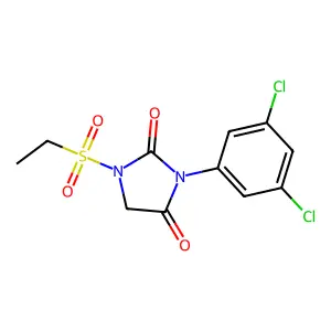 2,4-Imidazolidinedione, 3-(3,5-dichlorophenyl)-1-(ethylsulfonyl)- structure