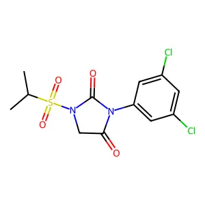 3-(3,5-Dichlorophenyl)-1-propan-2-ylsulfonyl-imidazolidine-2,4-dione structure