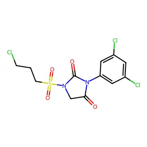 Imidazolidinedione, 1-((3-chloropropyl)sulfonyl)-3-(3,5-dichlorophenyl)- structure