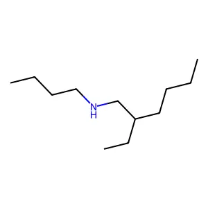 N-丁基-2-乙基己胺 structure